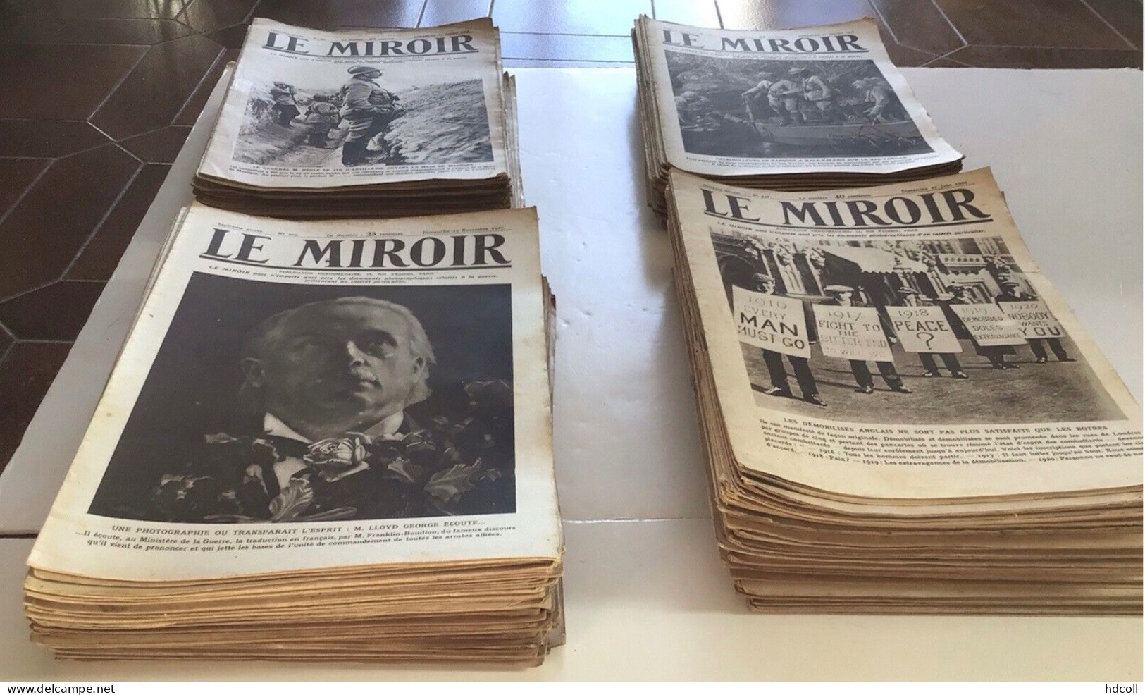 PROMO Guerre 1914-1918 - Journal LE MIROIR Lot De 10 Numéros ….au Choix - Francese