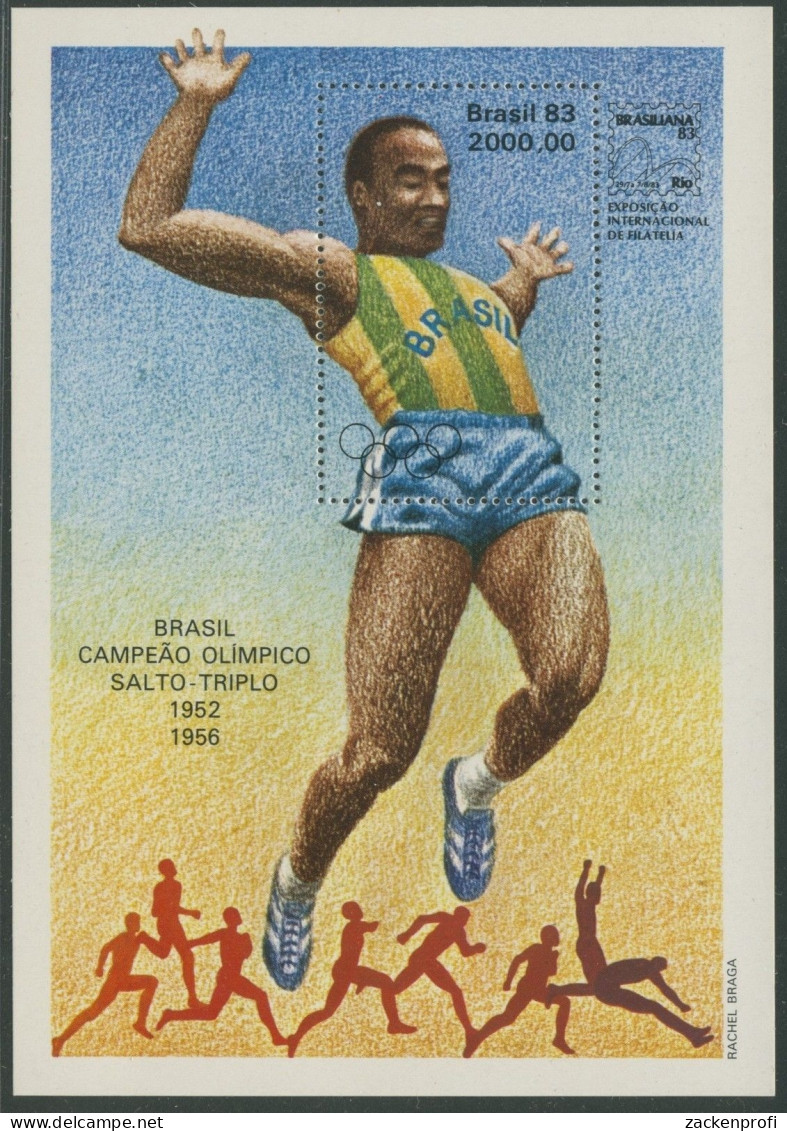 Brasilien 1983 Briefmarkenausstellung Bl 57 Postfrisch (C22817) - Neufs
