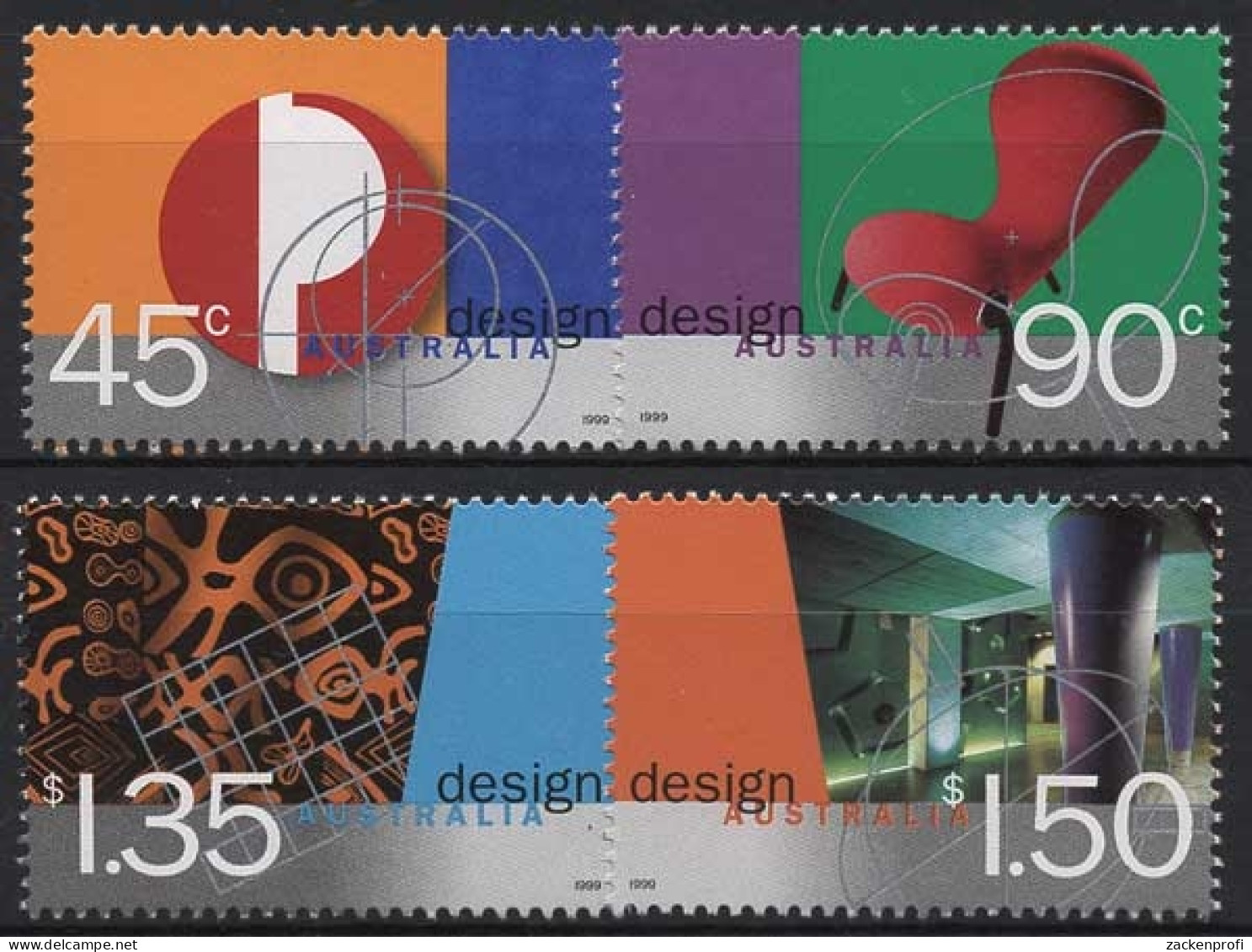 Australien 1999 Australisches Design 1851/54 Postfrisch - Ungebraucht