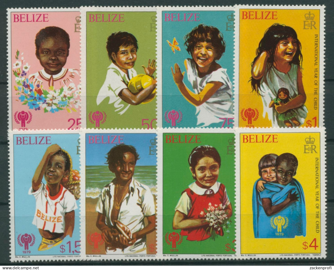 Belize 1980 Jahr Des Kindes 475/82 A Postfrisch - Belize (1973-...)