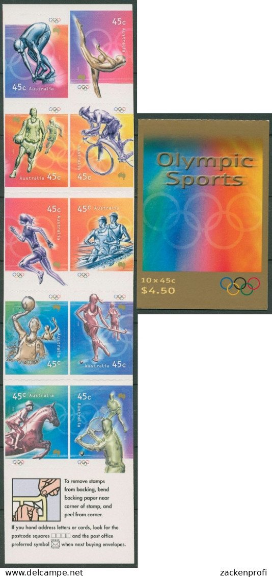 Australien 2000 Olympische Sommerspiele Sydney MH 133 Postfrisch (C29571) - Libretti