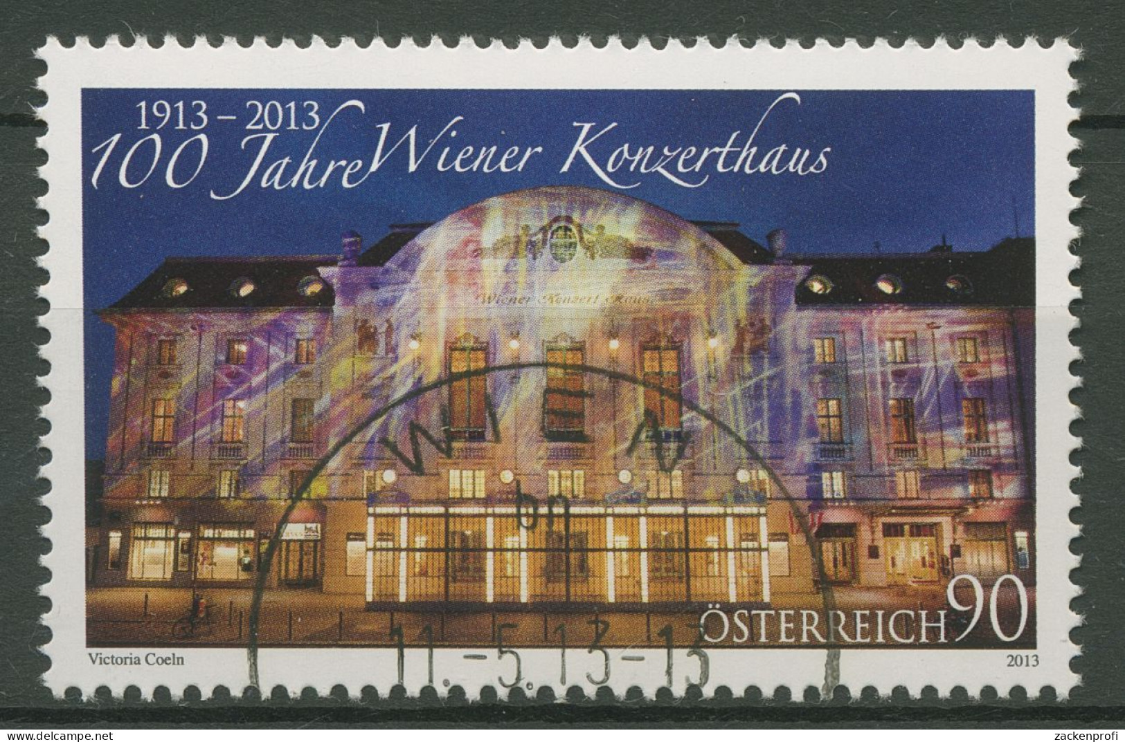 Österreich 2013 Wiener Konzerthaus 3072 Gestempelt - Usados
