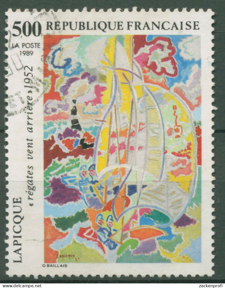 Frankreich 1989 Zeitgenössische Kunst Gemälde Charles Lapicque 2744 Gestempelt - Used Stamps