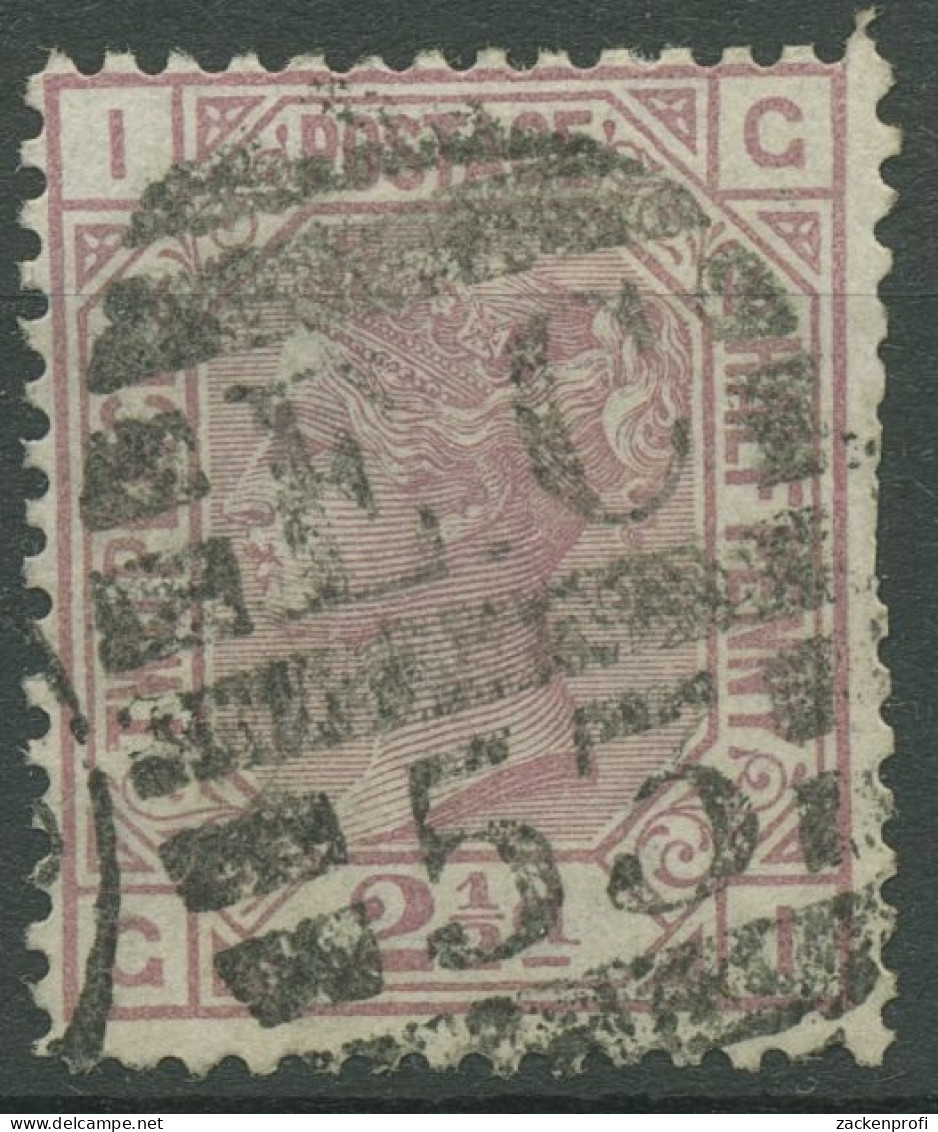 Großbritannien 1876 Victoria 2 1/2 Pence, 47 Platte 16 Gestempelt, Mängel - Used Stamps