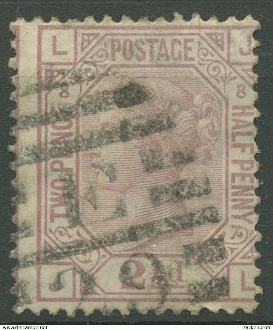 Großbritannien 1876 Königin Victoria 2 1/2 Pence, 47 Platte 8 Gestempelt - Used Stamps