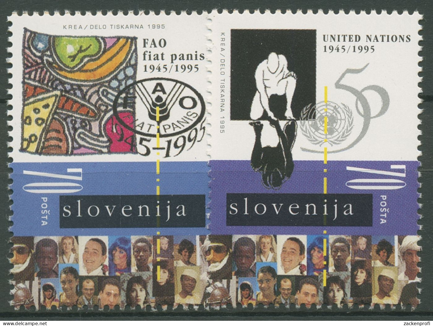 Slowenien 1995 Welternährungsorganisation FAO UNO 123/24 Postfrisch - Eslovenia