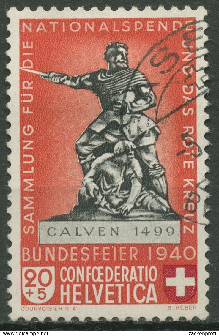 Schweiz 1940 Pro Patria Denkmäler (I) 366 A Gestempelt - Gebraucht