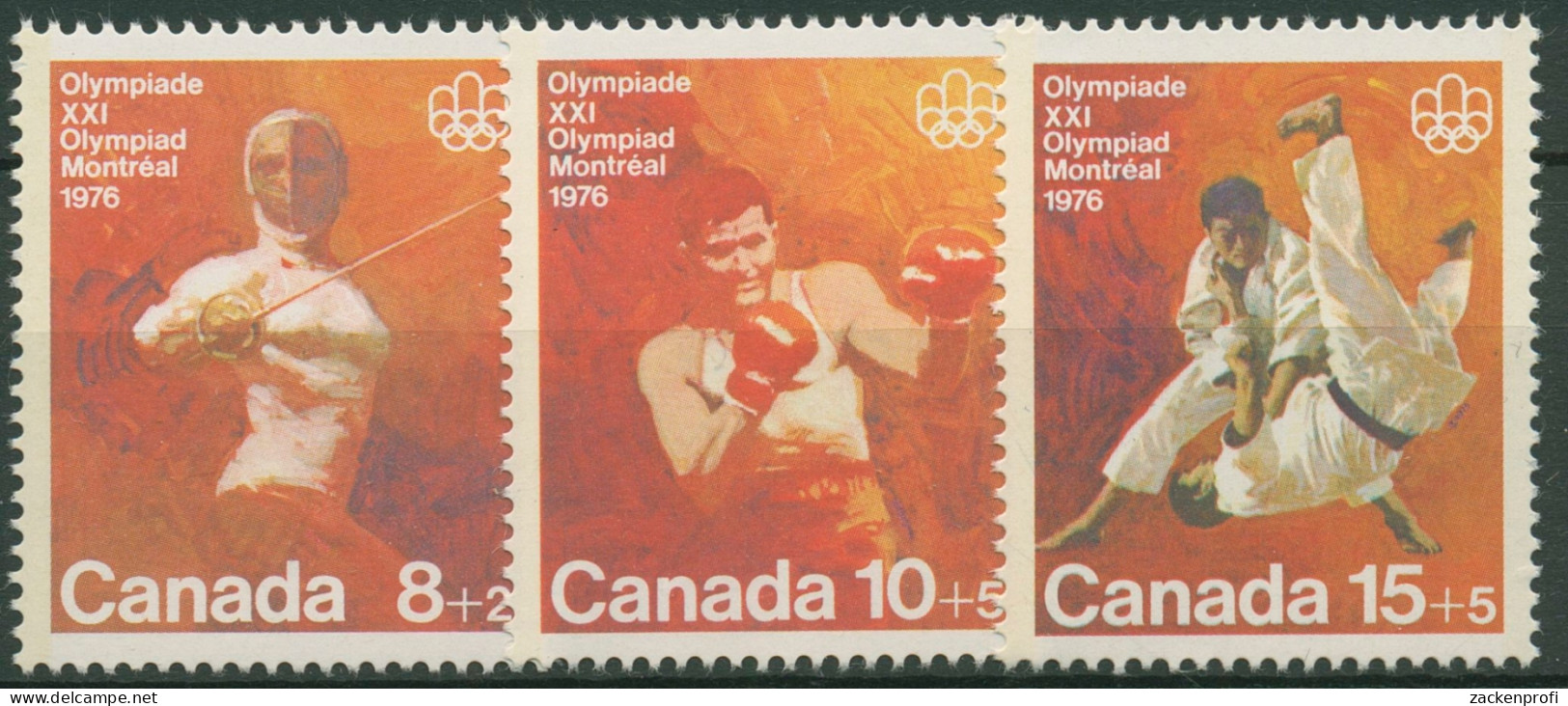 Kanada 1975 Olympia Sommerspiele'76 Montreal 602/04 Postfrisch - Ongebruikt