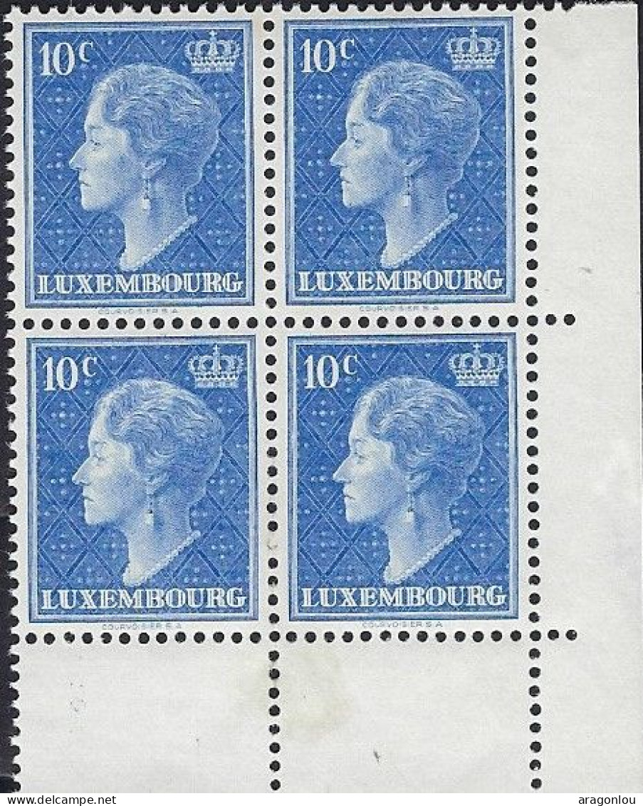 Luxembourg - Luxemburg - Timbres - Bloc à 4   Charlotte  1948   MNH** - Neufs