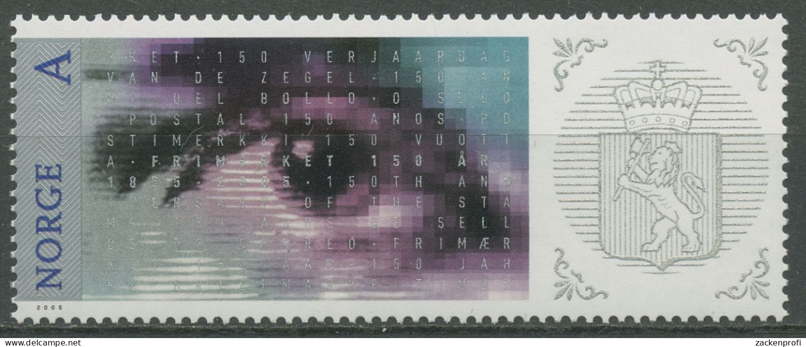 Norwegen 2005 Briefmarken Motiv MiNr.1, Auge 1554 Postfrisch - Nuevos