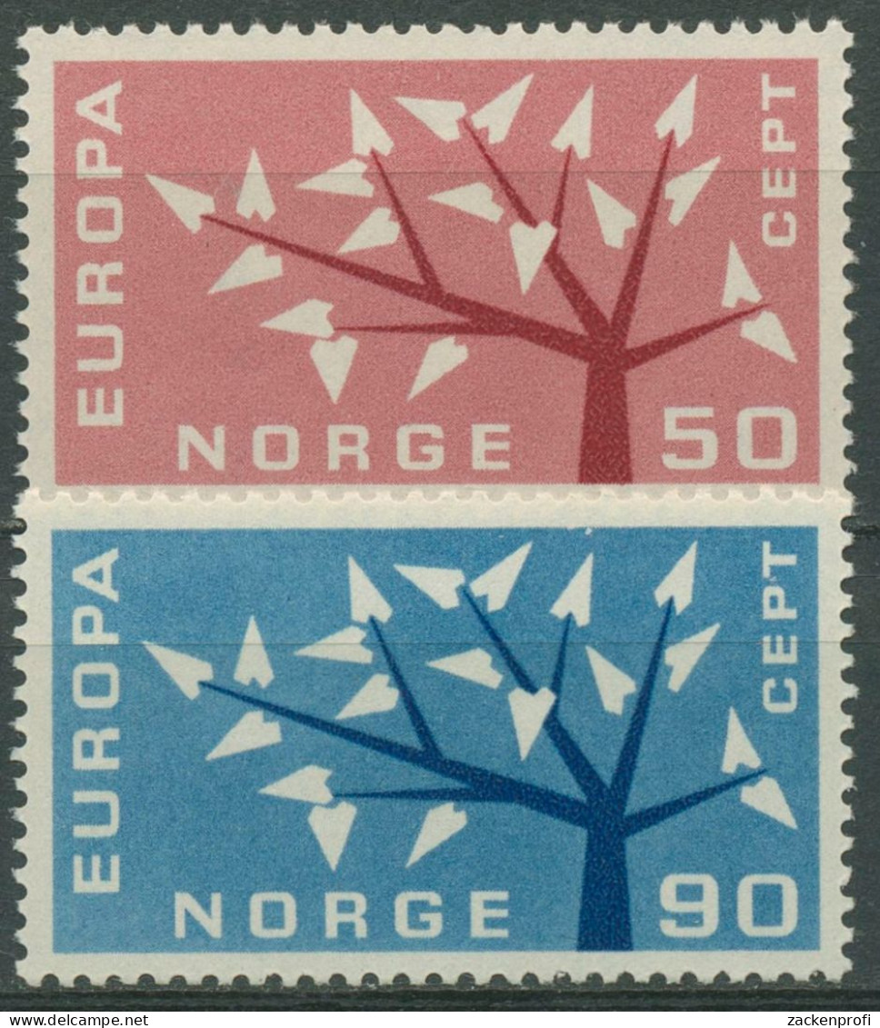 Norwegen 1962 Europa CEPT Stilisierter Baum 476/77 Postfrisch - Nuevos