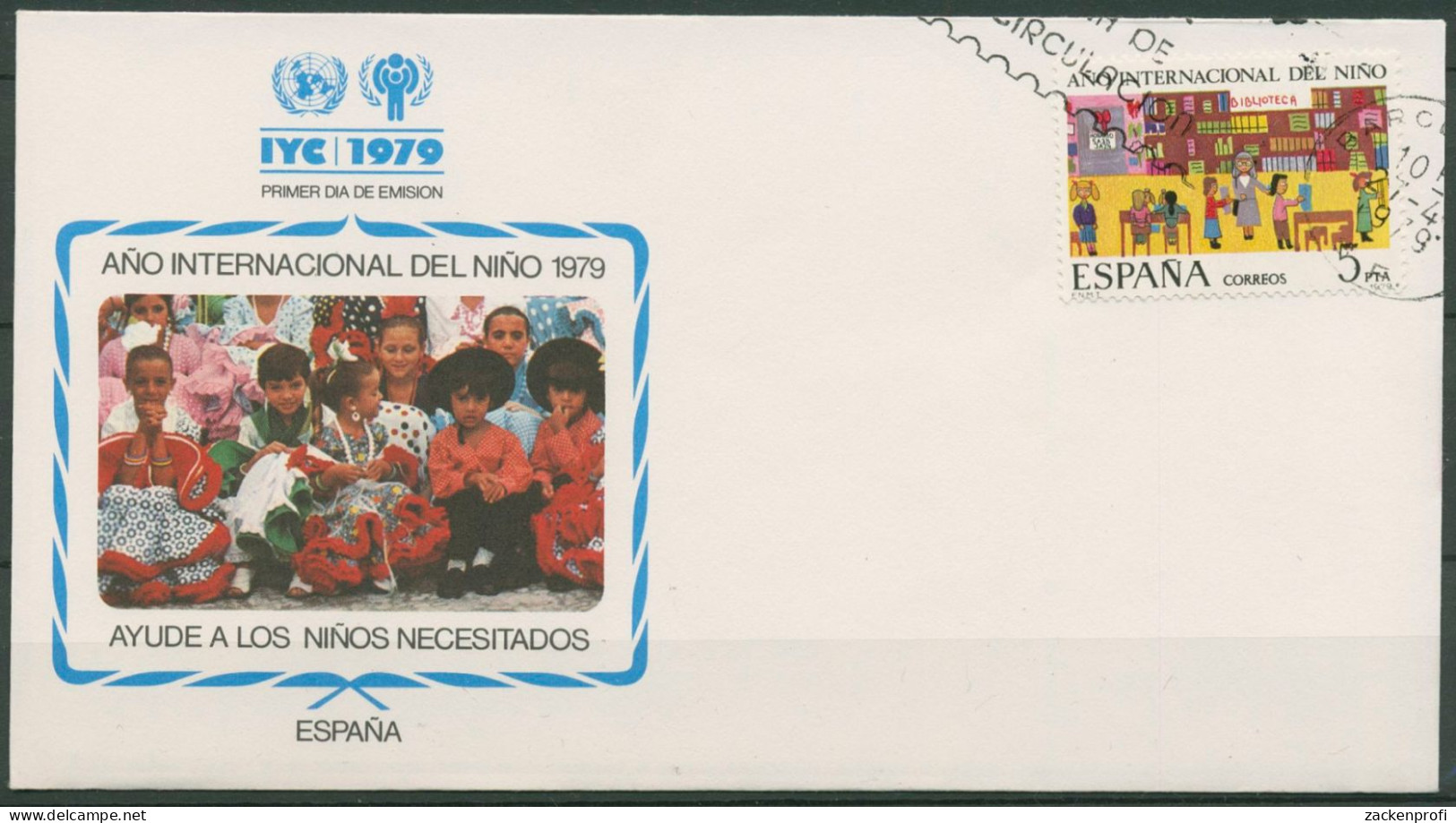 Spanien 1979 Jahr Des Kindes Bibliothek 2411 FDC (X60360) - FDC