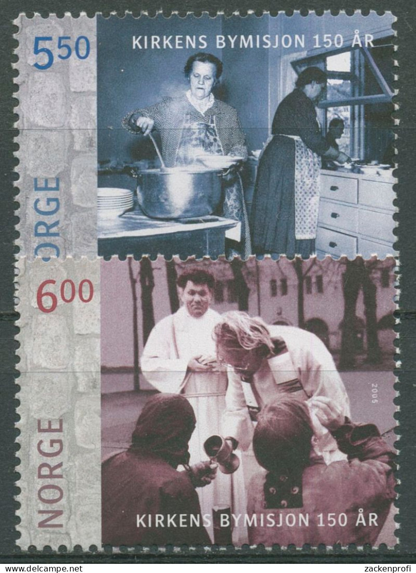 Norwegen 2005 Hilfsdienste Stadtmission 1523/24 Postfrisch - Unused Stamps
