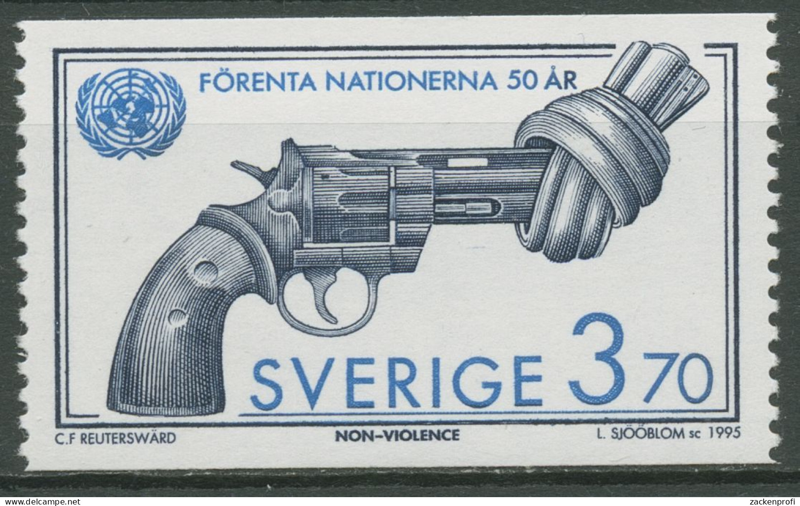Schweden 1995 Vereinte Nationen UNO Skulptur 1899 Postfrisch - Unused Stamps