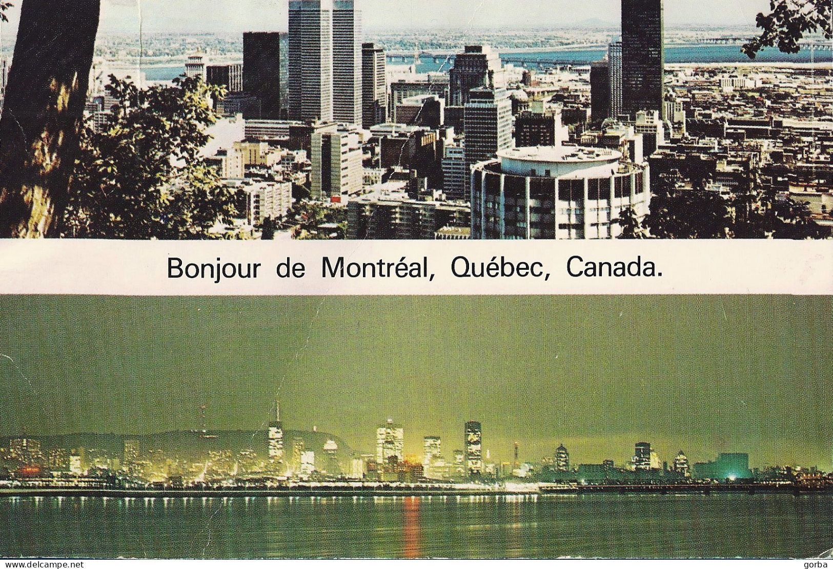 *CPM - CANADA - MONTREAL - De Nuit Et De Jour - Montreal