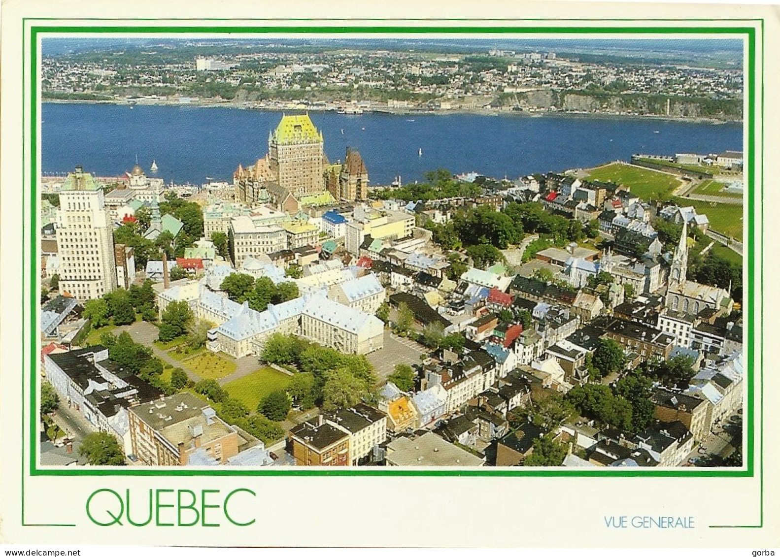 *CPM -  CANADA - QUEBEC - Vue Générale - Québec - La Cité