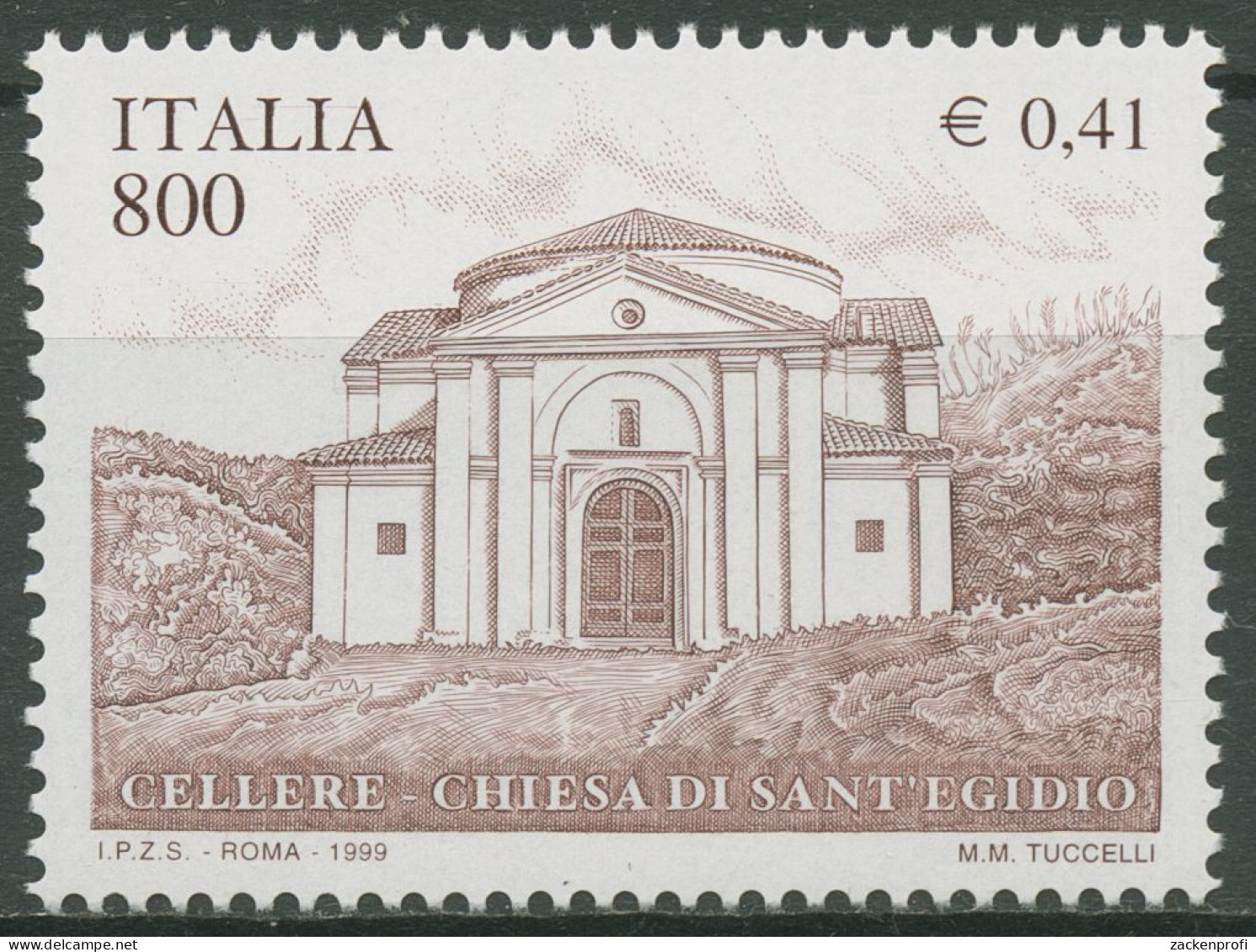 Italien 1999 Kulturelles Erbe St.-Ägidius-Kirche 2623 Postfrisch - 1991-00:  Nuovi