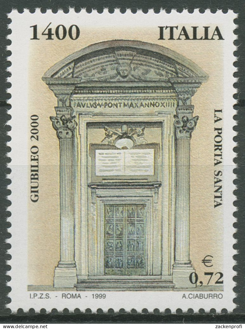 Italien 1999 Heiliges Jahr 2000 Heilige Pforte Vatikan 2622 Postfrisch - 1991-00: Mint/hinged