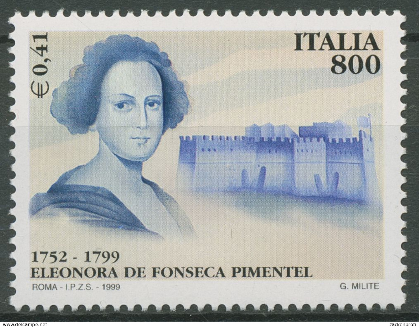 Italien 1999 Schriftstellerin Eleonora Fonseca Pimentel 2643 Postfrisch - 1991-00: Mint/hinged