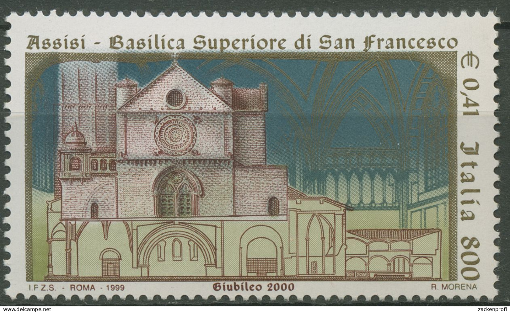 Italien 1999 St.-Franziskus-Basilika Assisi 2648 Postfrisch - 1991-00:  Nuevos
