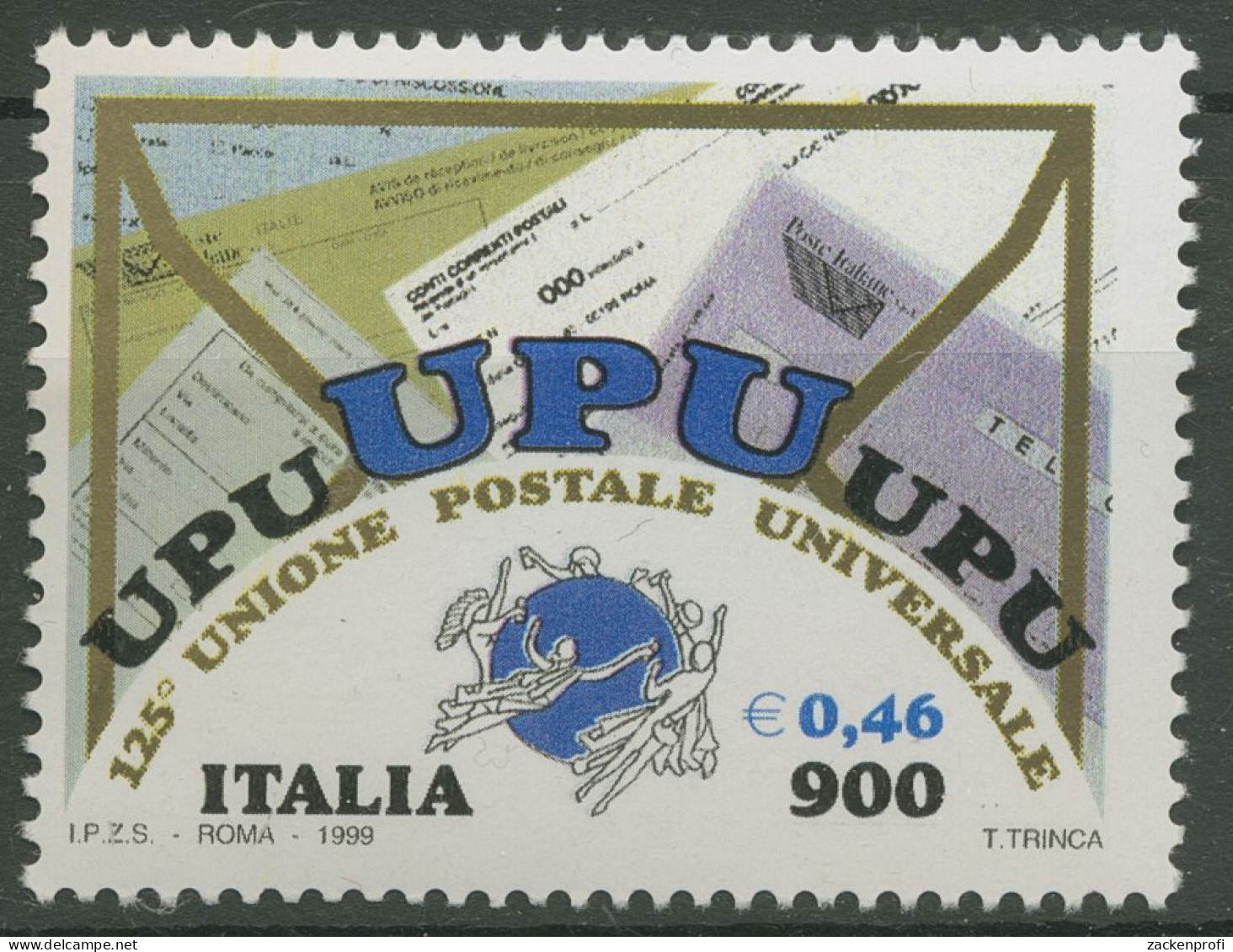 Italien 1999 Weltpostverein UPU 2651 Postfrisch - 1991-00:  Nuovi