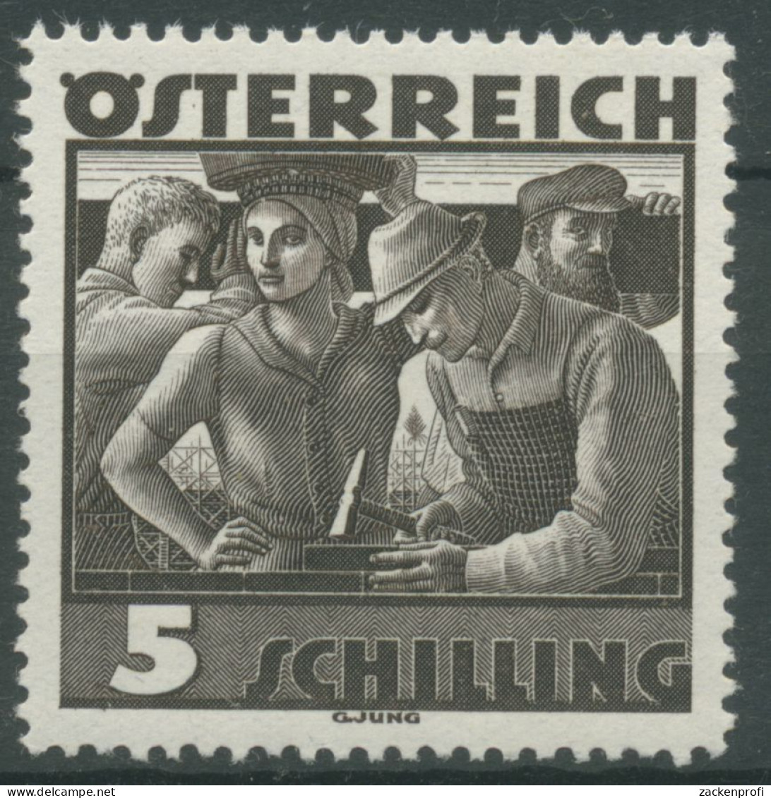Österreich 1934 Österreichische Volkstrachten 587 Postfrisch - Nuovi
