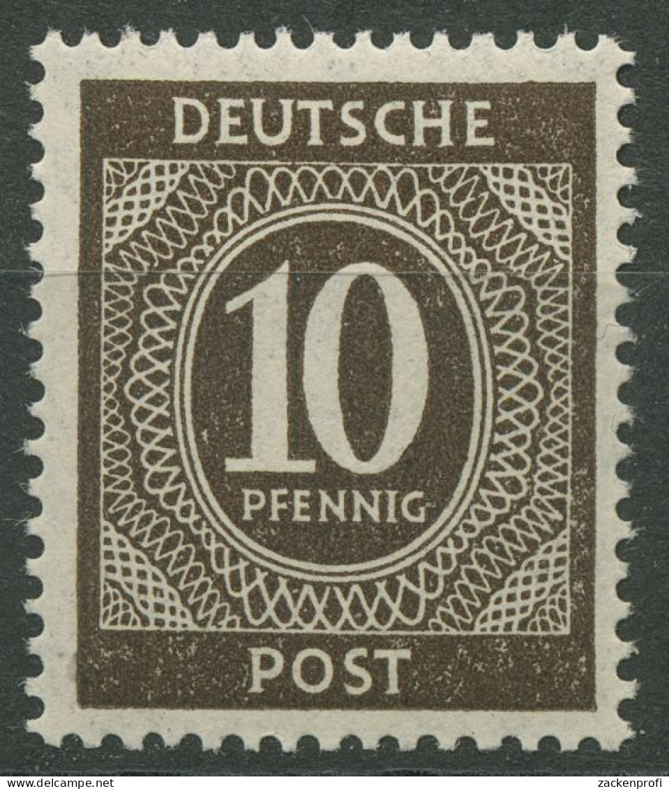 Alliierte Besetzung 1946 I. Kontrollratsausgabe 918 C Postfrisch Geprüft - Mint