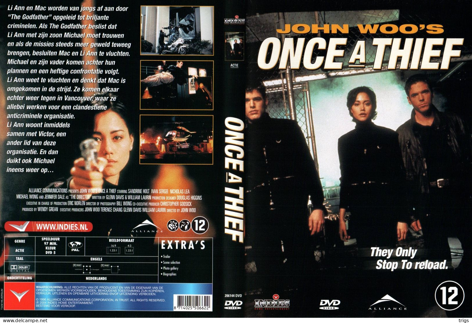 DVD - Once A Thief - Actie, Avontuur