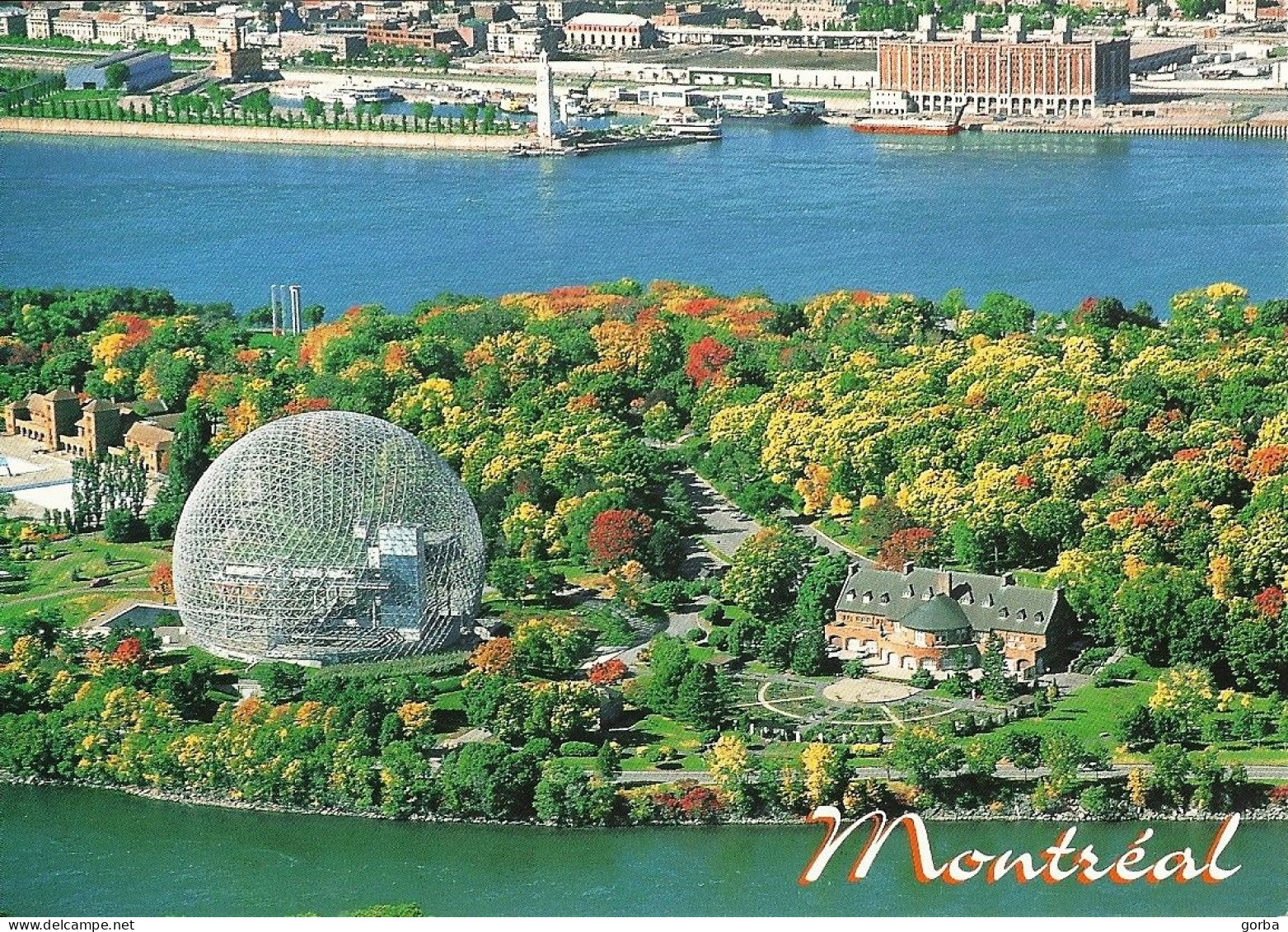 *CPM - CANADA - MONTREAL - La Biosphère, Le St Laurent Et Le Vieux Port - Montreal