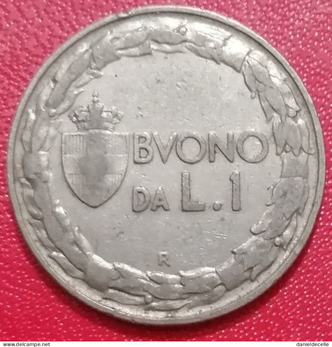 1 Lire Italie 1922 - 1900-1946 : Victor Emmanuel III & Umberto II