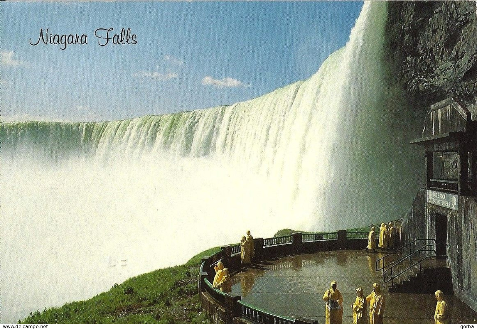 *CPM - CANADA - CHUTES DU NIAGARA -observation Plazza And To Portals Behind The Curtain Of Water - Cataratas Del Niágara