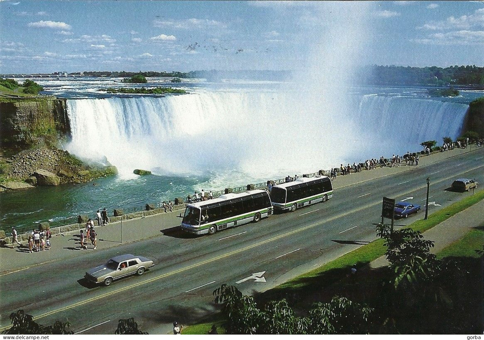 *CPM - CANADA - CHUTES DU NIAGARA - The Canadian Horseshoes - Bus - - Niagara Falls