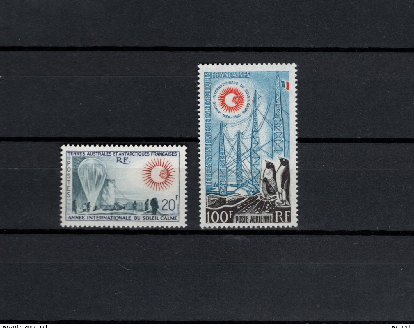 FSAT French Antarctic Territory 1963 Space, International Year Of The Quiet Sun Set Of 2 MNH -scarce- - Oceania
