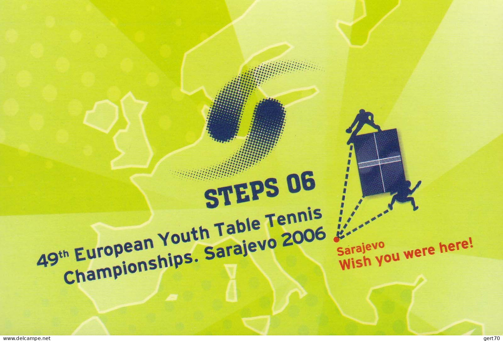 Bosnia Herzegovina, 2006, 49th European Youth Table Tennis Championships / 49èmes CEJ / Sarajevo - Tennis De Table