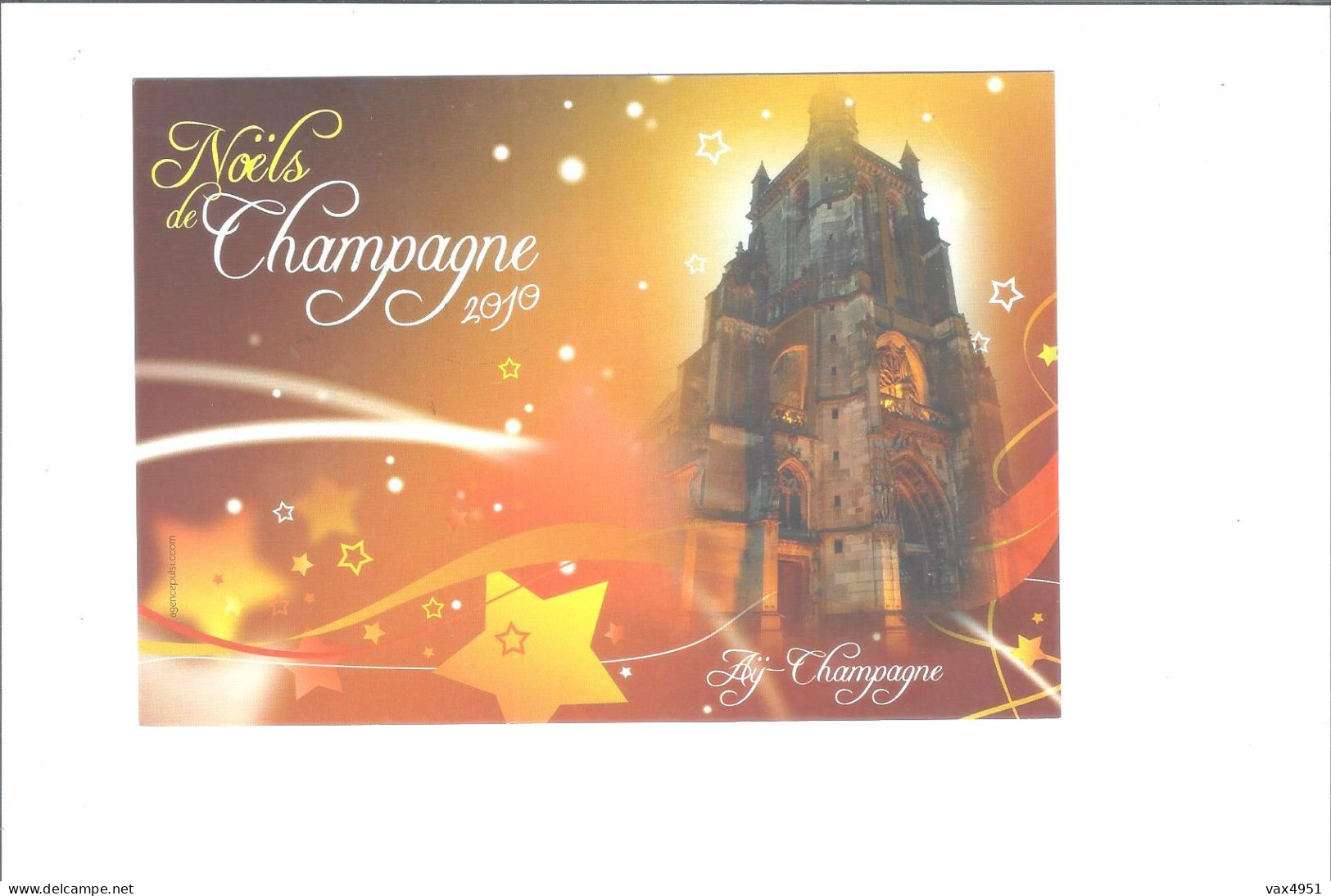 AY CHAMPAGNE      NOELS DE  CHAMPAGNE   2010   EGLMISE          //// RARE        A  SAISIR //// - Ay En Champagne