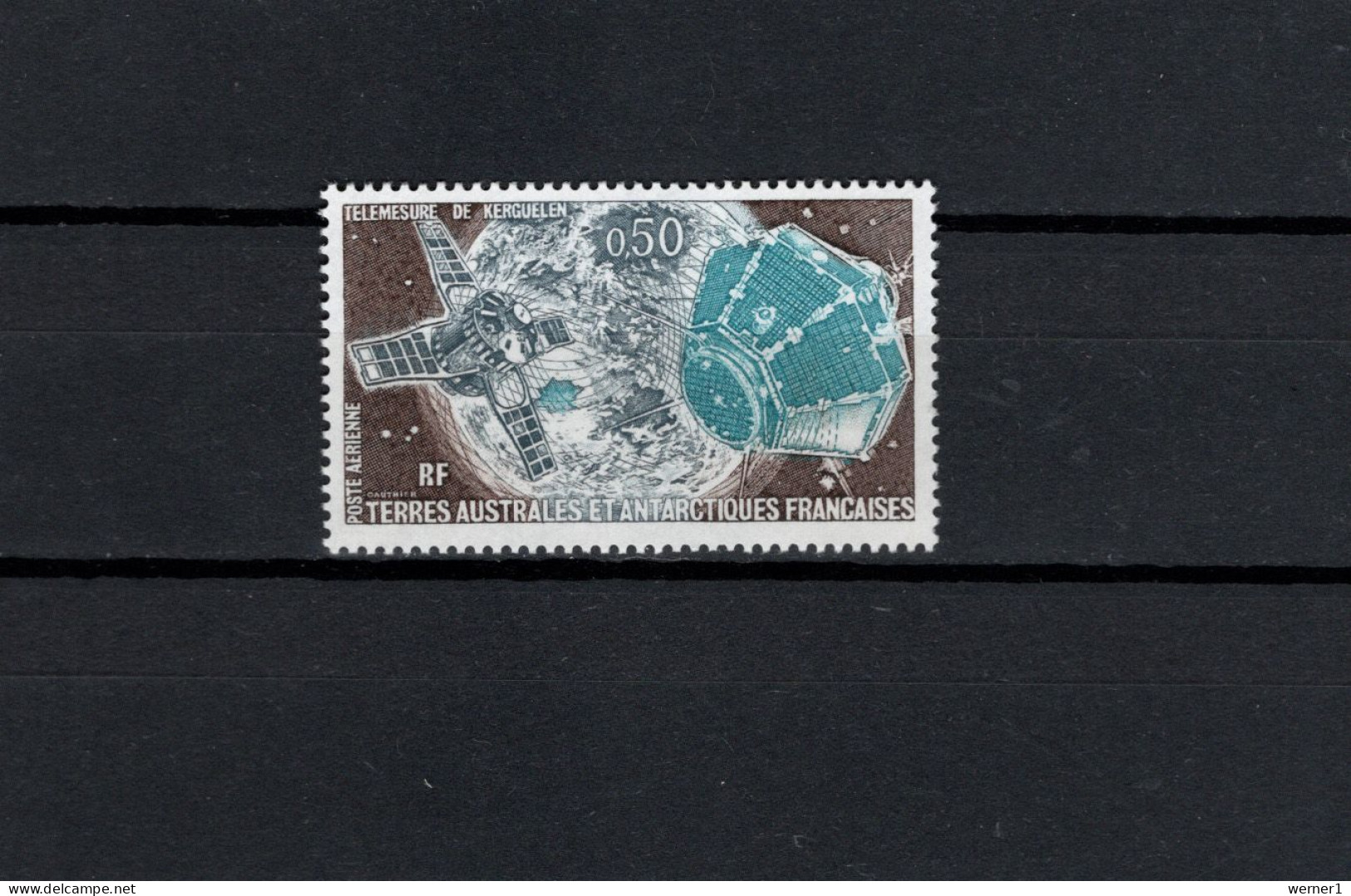 FSAT French Antarctic Territory 1980 Space, Satellites Stamp MNH - Oceania