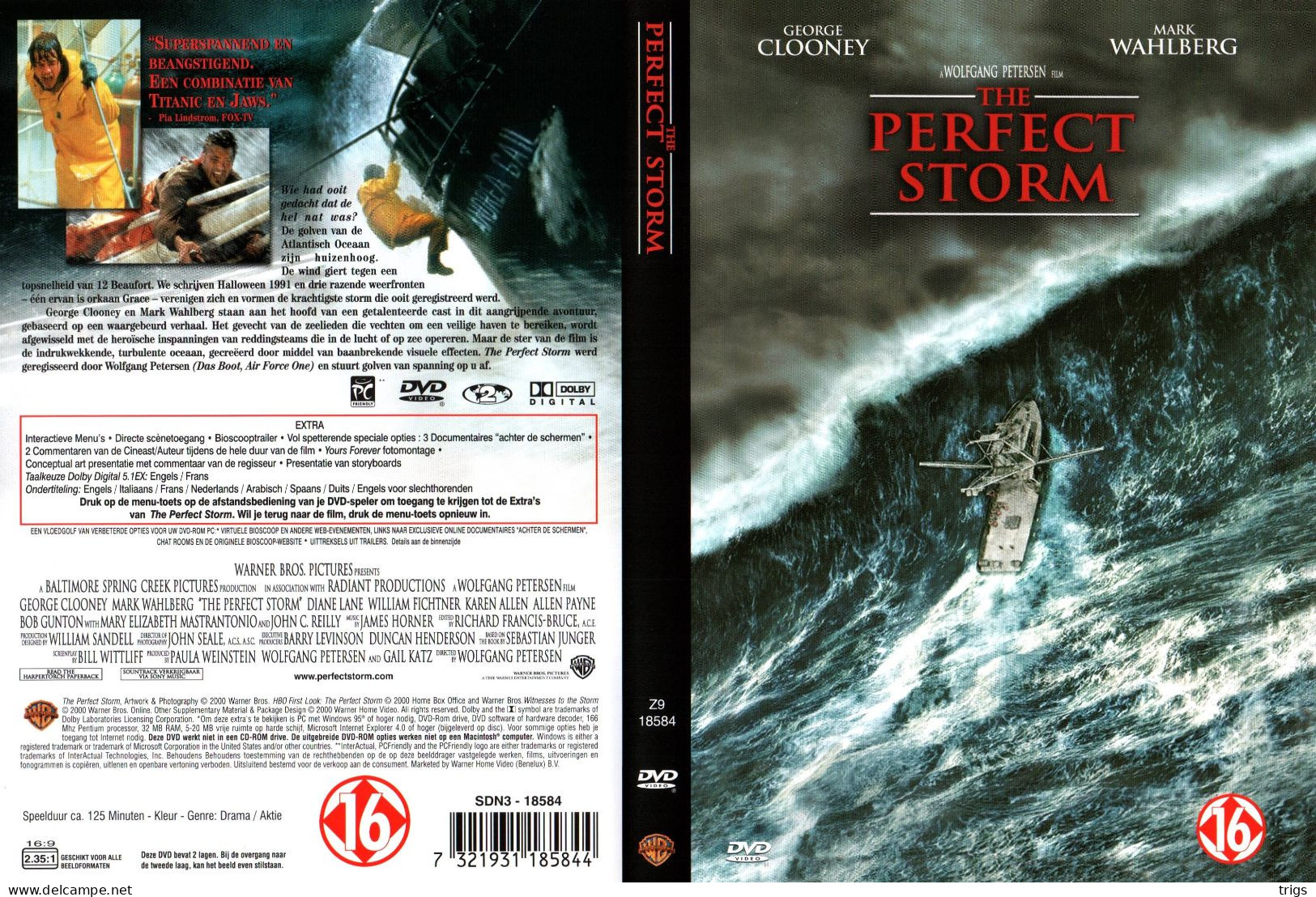 DVD - The Perfect Storm - Actie, Avontuur