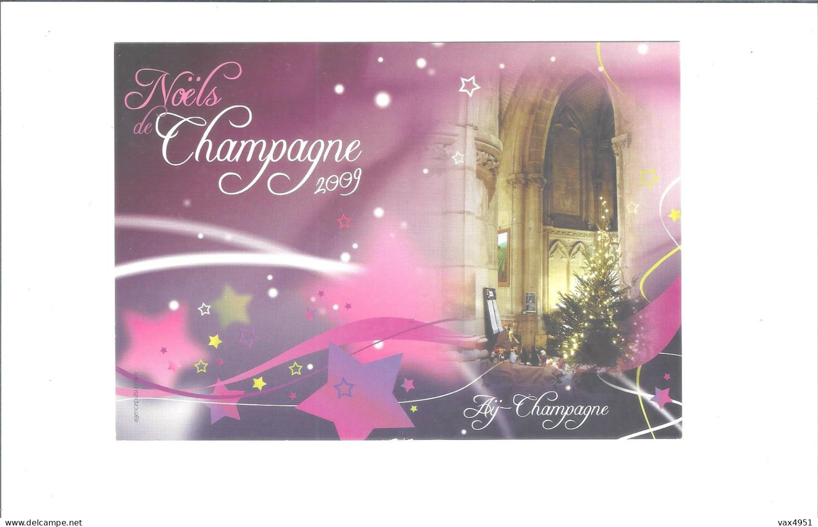 AY CHAMPAGNE      NOELS DE  CHAMPAGNE   2009  EGLISE           //// RARE        A  SAISIR //// - Ay En Champagne