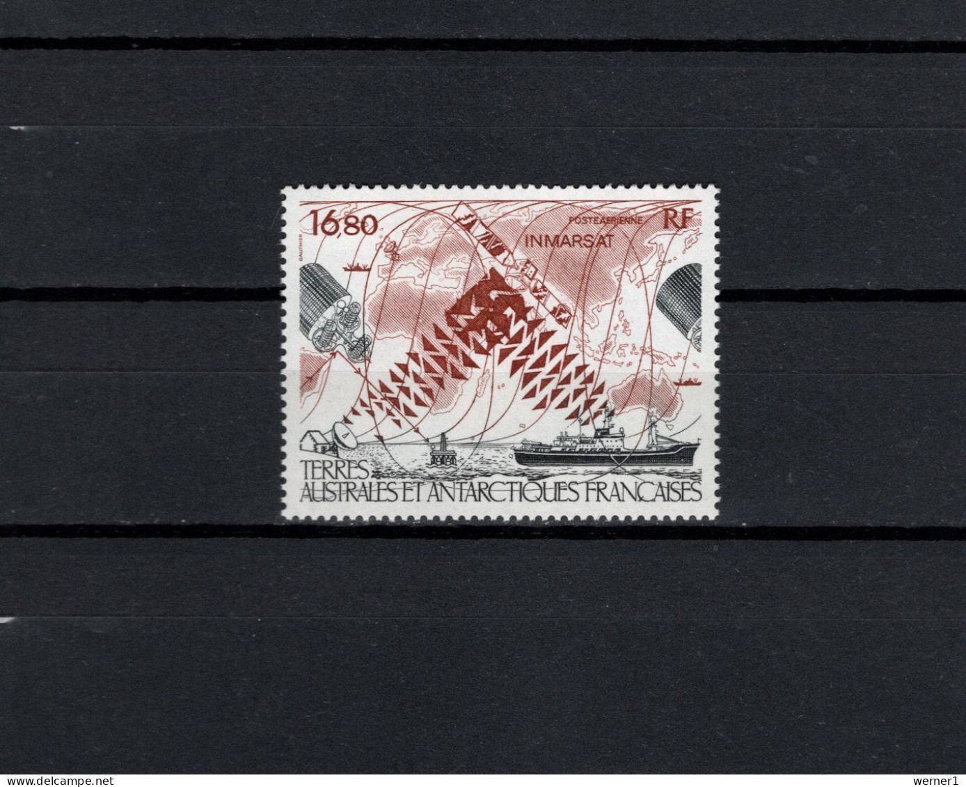 FSAT French Antarctic Territory 1987 Space, INMARSAT Stamp MNH - Oceania