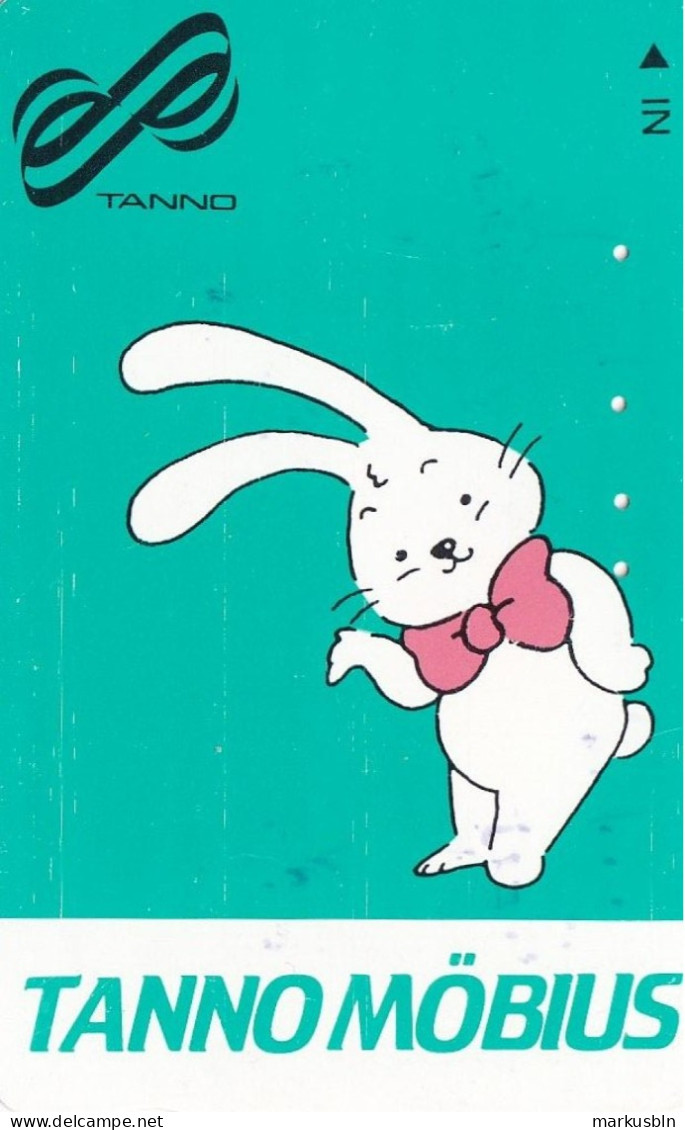 Japan Tamura 50u Old Private 110 - 011 Advertisement Drawing Bunny Rabbit - Japon