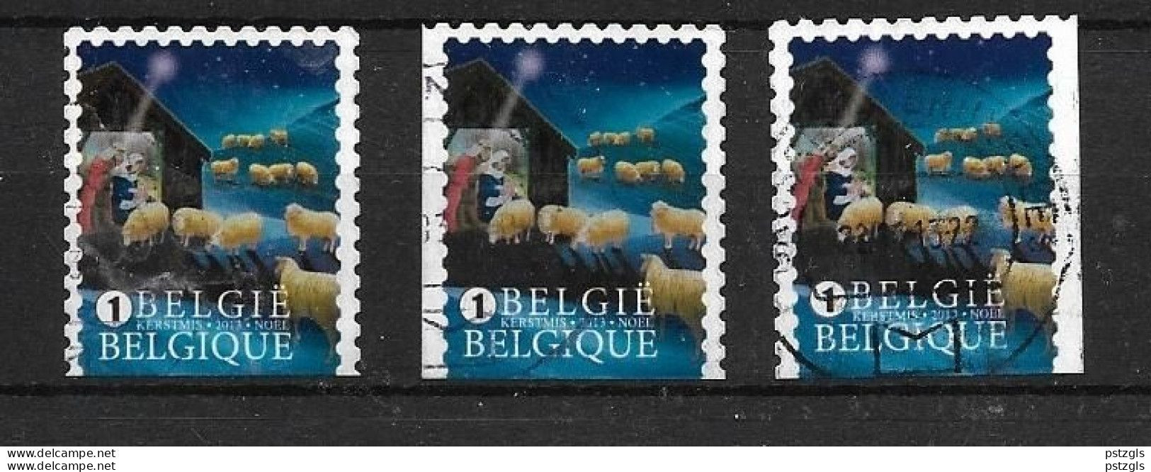 4381/a/b° - 2013 - Kerst - Oblitérés