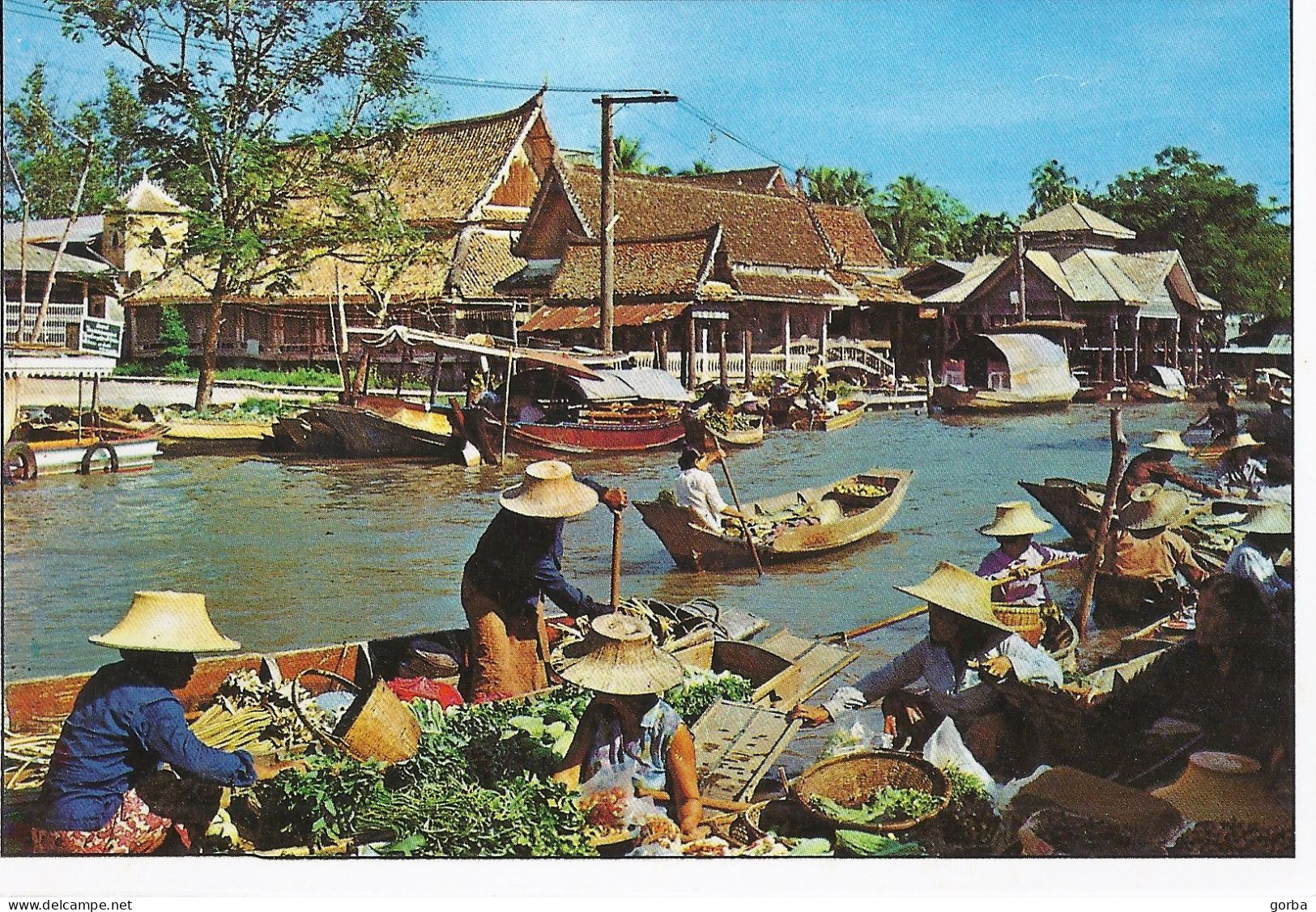 *CPM - THAILANDE - BANGKOK - Le Marché Flotant - Tailandia