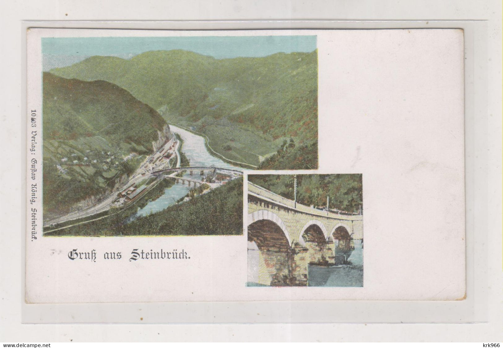 SLOVENIA STEINBRUCK ZIDANI MOST Nice Postcard - Slovénie