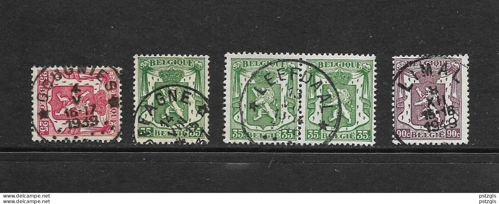 Staatswapen / Petit Sceau De L'Etat - Afstempelingen / Oblitérations - Postmarks With Stars