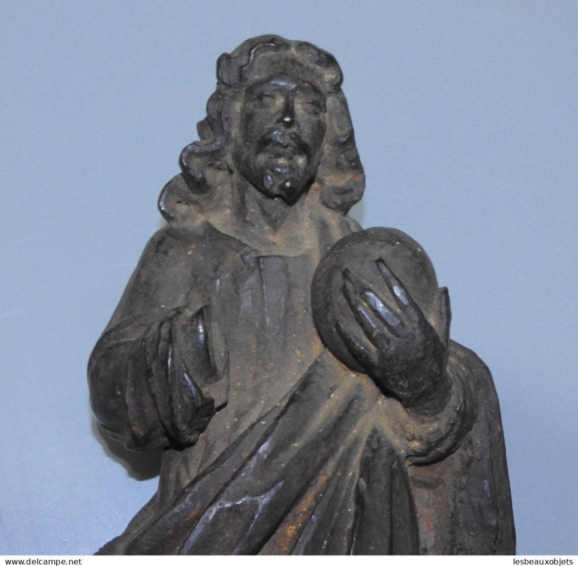 -STATUETTE DU CHRIST BOIS Sculpté HAUTE EPOQUE Jus de grenier COLLECTION JESUS     E