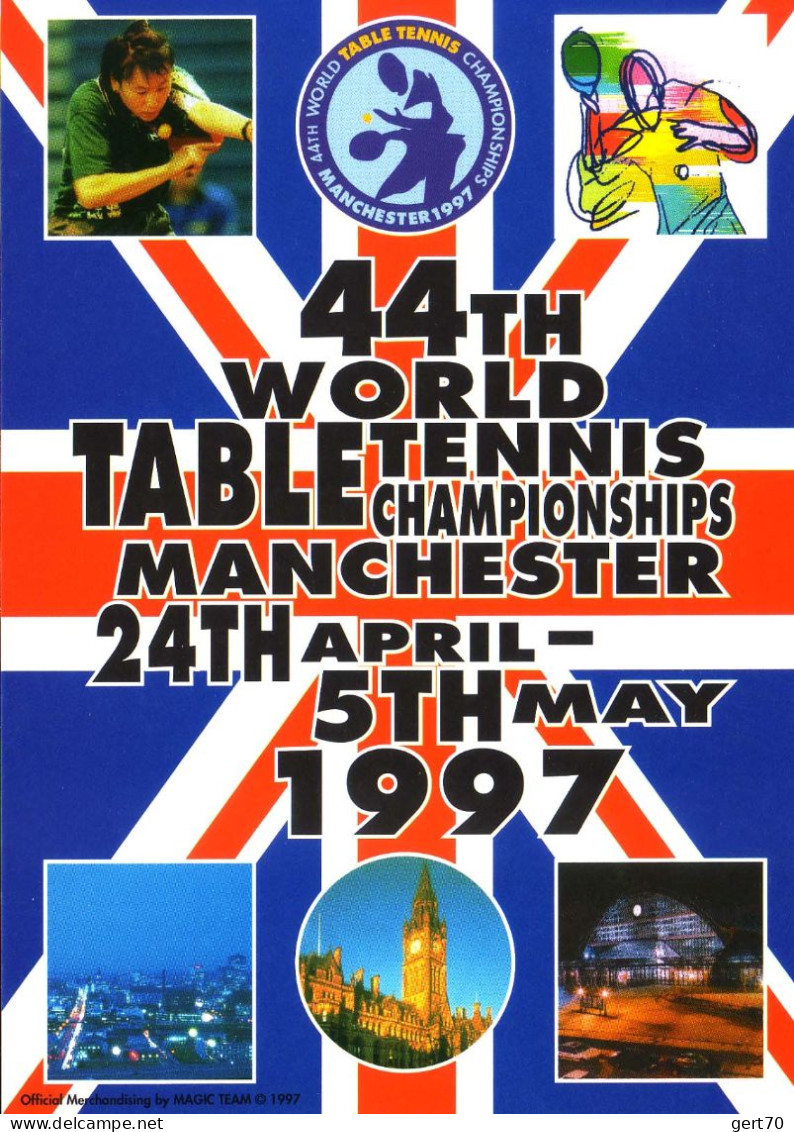 Great Britain / Royaume Uni 1997, 44th World TT Championships / 44èmes Championnats Du Monde / Manchester - Table Tennis