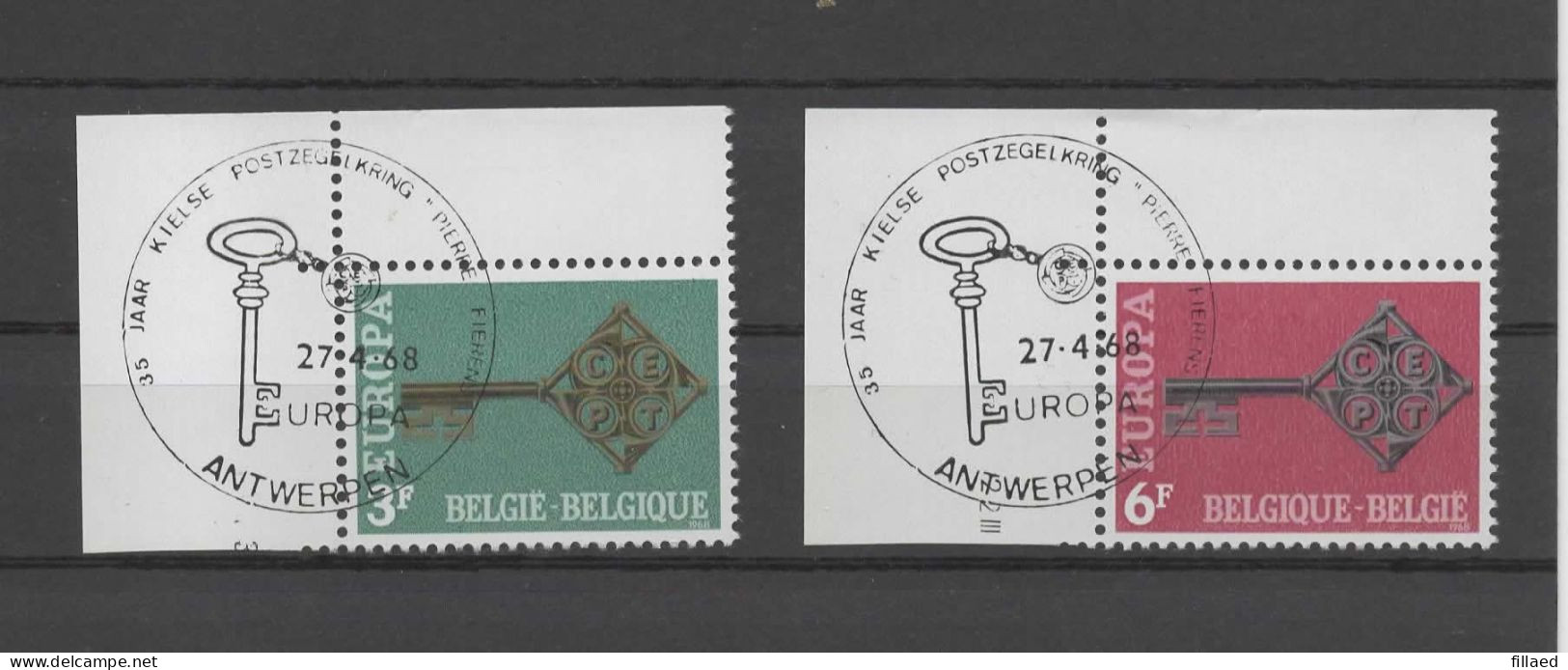 België Nr 1452/53° Eerstedagstempel:  Antwerpen - Used Stamps