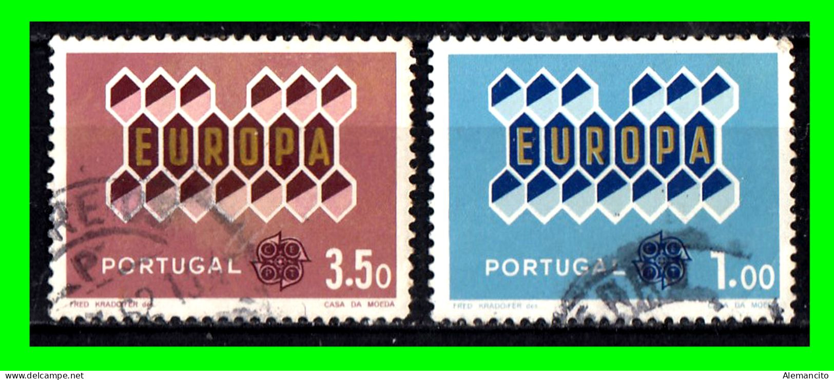 PORTUGAL… ( EUROPA ) SELLOS EUROPA SEPT AÑO 1962 – EUROPA - Usado