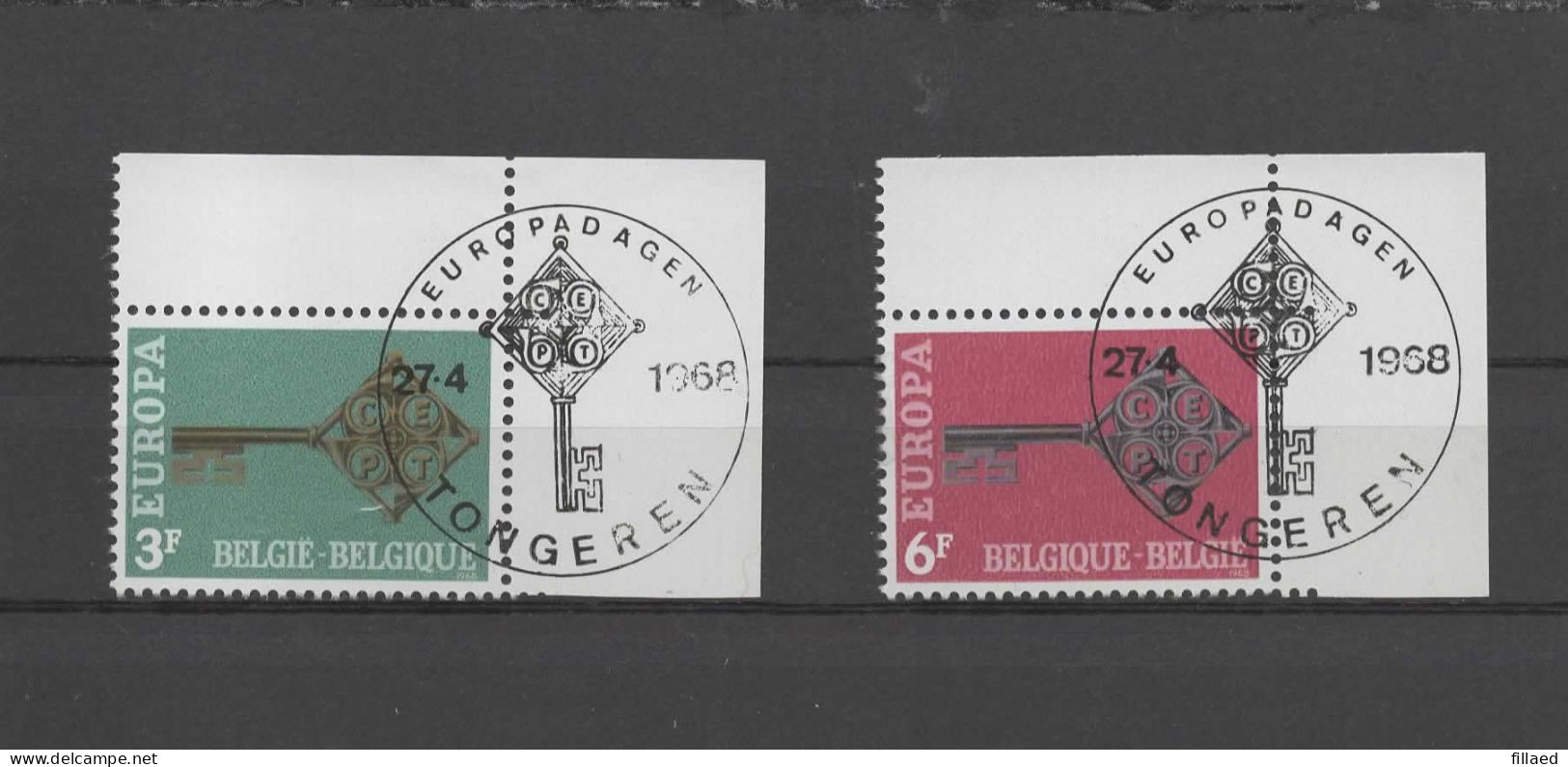 België Nr 1452/53° Eerstedagstempel:  Tongeren - Used Stamps