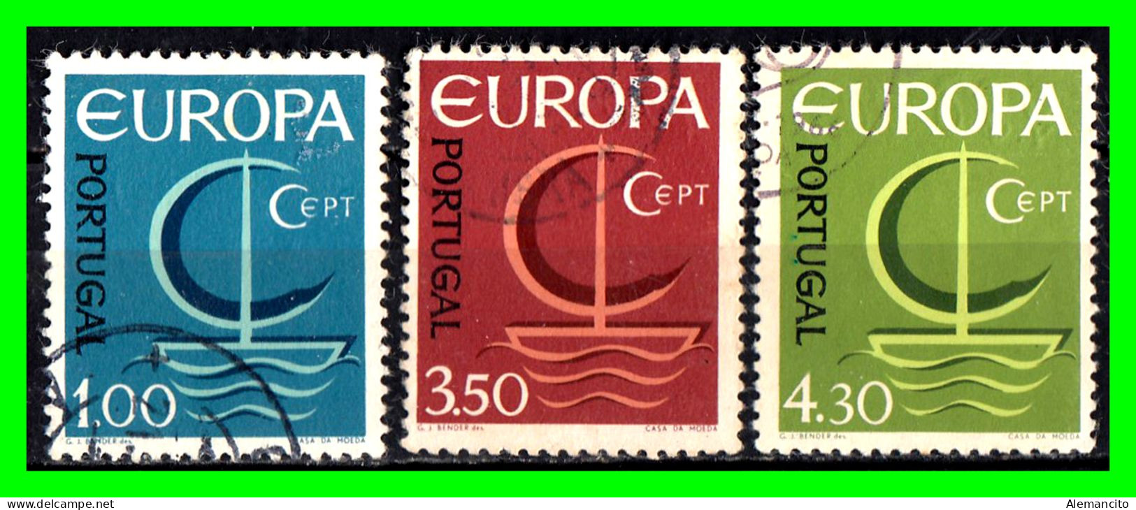 PORTUGAL… ( EUROPA ) SELLOS EUROPA SEPT AÑO 1966 – EUROPA - Usado